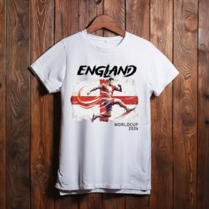 England World Cup 2026 Flag Shirt