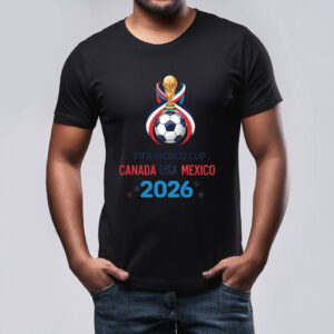 FIFA World Cup 2026 Canada USA Mexico Trophy Soccer Shirt