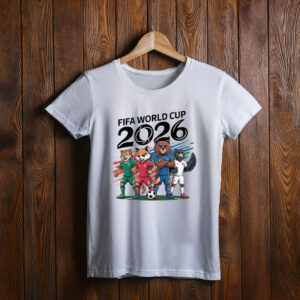 FIFA World Cup 2026 Cartoon Animal Mascot Soccer Shirt