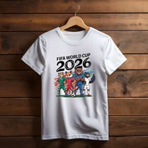 FIFA World Cup 2026 Cartoon Animal Mascot Soccer Shirt