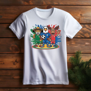 FIFA World Cup 2026 Friendly Mascot Soccer Shirt