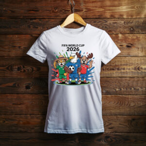 FIFA World Cup 2026 Fun Mascot Football Shirt
