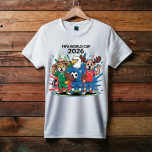 FIFA World Cup 2026 Fun Mascot Football Shirt