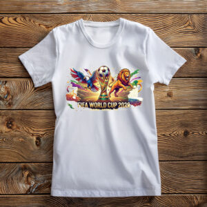 FIFA World Cup 2026 Lion and Eagle Graphic Shirt