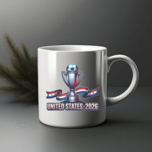 Football Fan Gift USA 2026 World Cup Mug