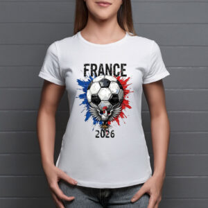 France 2026 Soccer Ball Splash Art Shirt