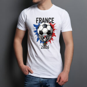 France 2026 Soccer Ball Splash Art Shirt