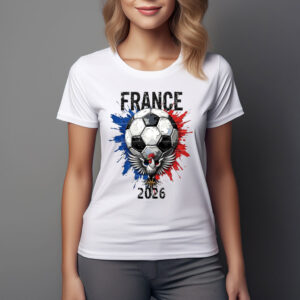France 2026 Soccer Ball Splash Art Shirt