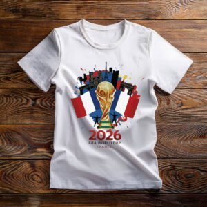 France FIFA World Cup 2026 Trophy Graphic Shirt