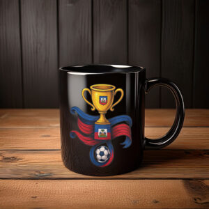 Haitian Pride Football, Haiti World Cup Soccer Mug