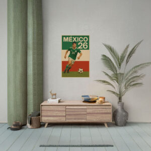 Hirving Lozano Mexico World Cup 2026 Poster