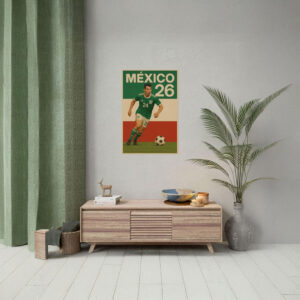 Hirving Lozano Mexico World Cup 2026 Poster