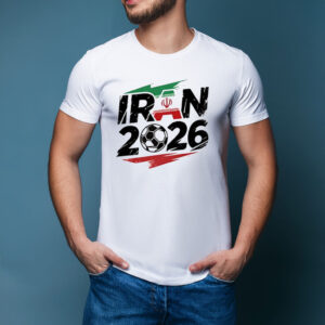 Iran 2026 Soccer Brush Graphic Shirt