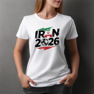 Iran 2026 Soccer Brush Graphic Shirt