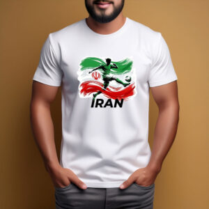 Iran World Cup 2026 Soccer Player Action Shirt