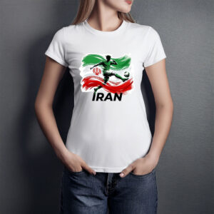 Iran World Cup 2026 Soccer Player Action Shirt