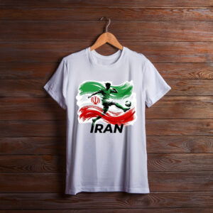 Iran World Cup 2026 Soccer Player Action Shirt