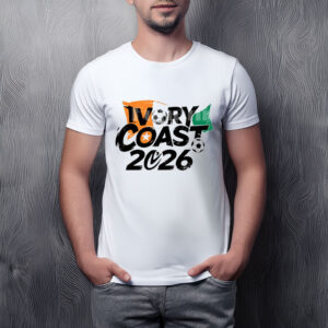 Ivory Coast 2026 Soccer Brush Typography Shirt