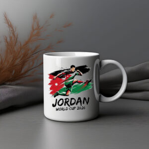 Jordan World Cup 2026 Soccer Mug