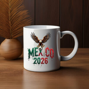 Mexico 2026 Eagle Soccer Mug