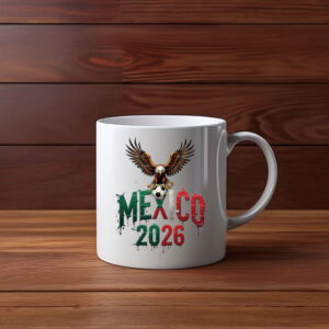 Mexico 2026 Eagle Soccer Mug
