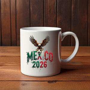 Mexico 2026 Eagle Soccer Mug