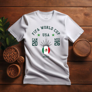 Mexico Football Supporter World Cup 2026 T-Shirt