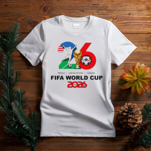 Mexico USA Canada Football Fan – FIFA World Cup 2026 T-Shirt