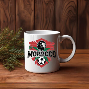 Morocco 2026 Lion Soccer Mug