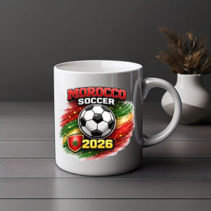 Morocco Soccer 2026 World Cup Coffee Mug