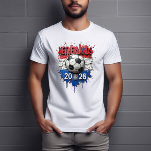 Netherlands 2026 Soccer Ball Paint Splash Shirt
