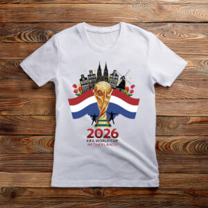 Netherlands FIFA World Cup 2026 Trophy Graphic Shirt