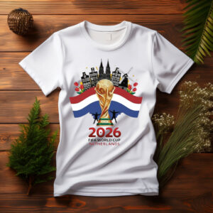 Netherlands FIFA World Cup 2026 Trophy Graphic Shirt