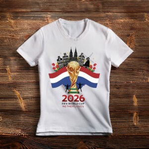 Netherlands FIFA World Cup 2026 Trophy Graphic Shirt
