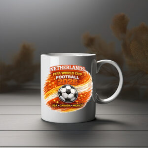 Netherlands FIFA World Cup Football 2026 Coffee Mug