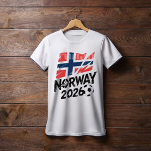 Norway 2026 Soccer Brush Design Shirt