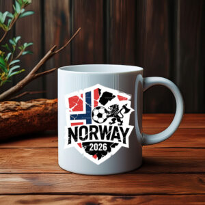 Norway 2026 Viking Soccer Mug