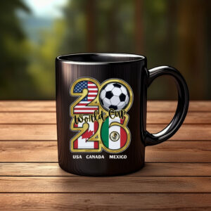 Number Ball 2026 World Cup Soccer Mug