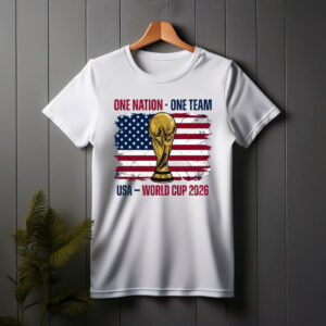 One Nation One Team USA World Cup 2026 Trophy Shirt