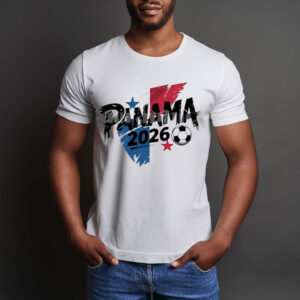 Panama 2026 Soccer Brush Graphic Shirt