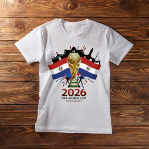 Paraguay FIFA World Cup 2026 Trophy Graphic Shirt