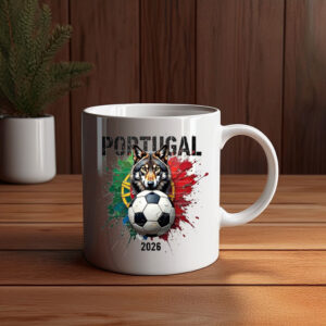 Portugal 2026 Wolf Soccer Mug