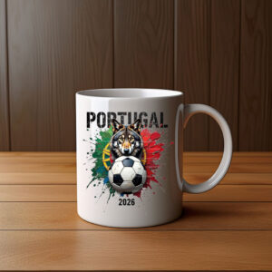 Portugal 2026 Wolf Soccer Mug