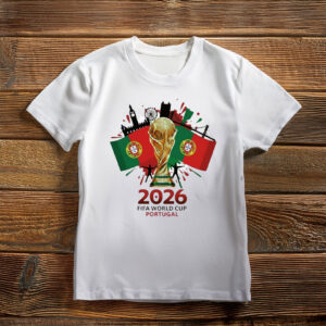 Portugal FIFA World Cup 2026 Trophy Graphic Shirt