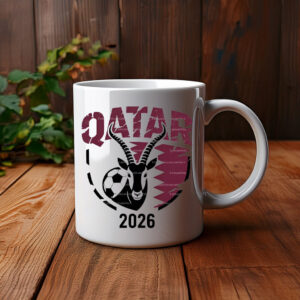 Qatar 2026 Gazelle Soccer Mug