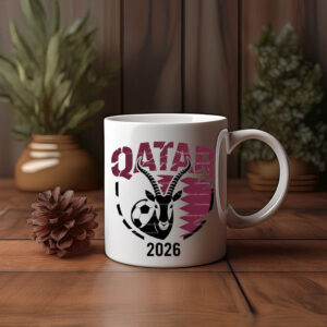 Qatar 2026 Gazelle Soccer Mug