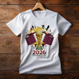 Qatar FIFA World Cup 2026 Trophy Graphic Shirt