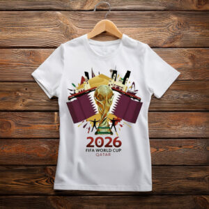 Qatar FIFA World Cup 2026 Trophy Graphic Shirt