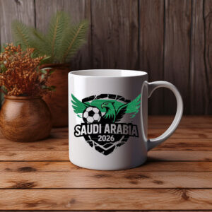 Saudi Arabia 2026 Falcon Soccer Mug