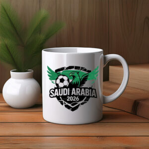 Saudi Arabia 2026 Falcon Soccer Mug